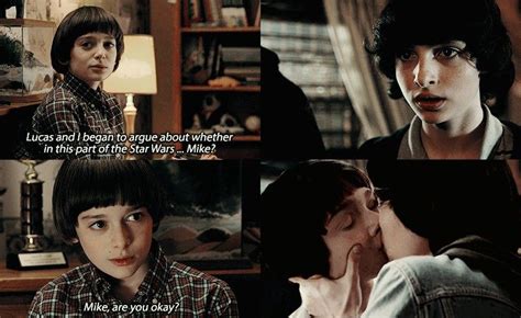 will and mike kissing|does will byers like mike.